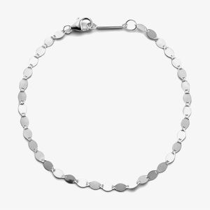 LANA White Gold NUDE CHAIN BRACELET